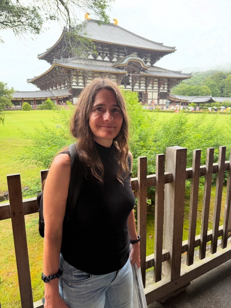 A woman at Todai-ji Temple