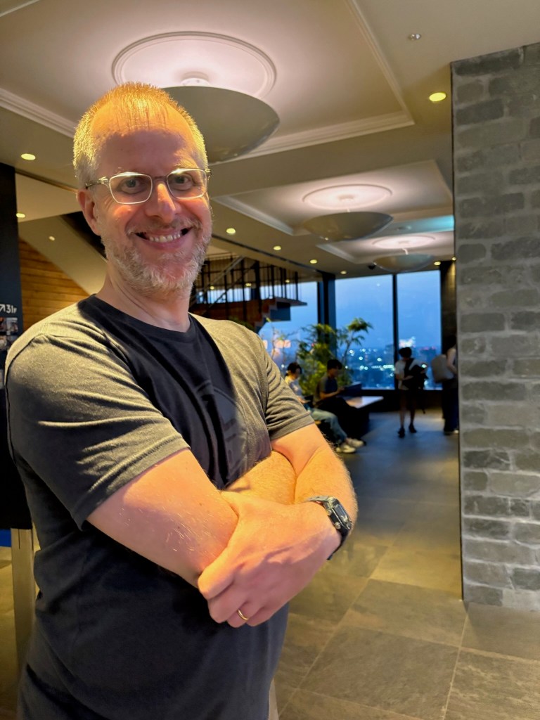 A man at Tokyo Skytree