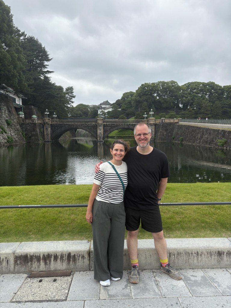 A couple at the Imperial Palace