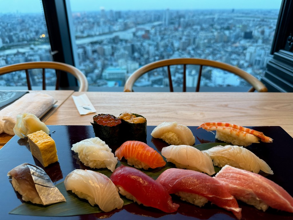 Sushi near Tokyo Skytree