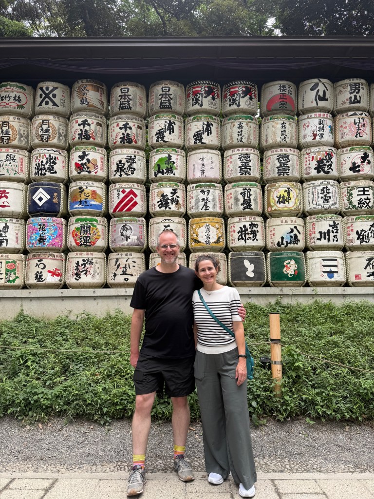 A couple at Meiji Jingu Shrine
