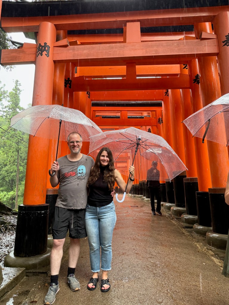 A couple at Fushimi Inari Taisha
