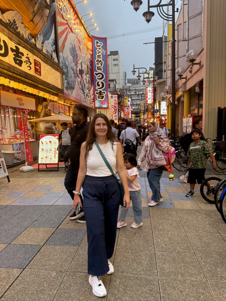 A woman in Osaka
